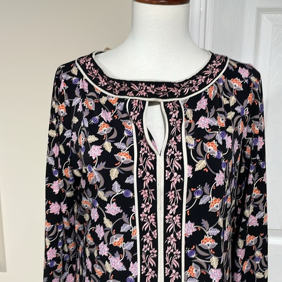 Stitch Fix Wisp Sheath Dress Sz 6 Midi Floral Cottagecore Twee Officewear EUC - Picture 2 of 5